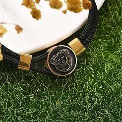 Созвездие нейлоновые шнуры многорядные браслеты&nbsp;BJEW-U016-01A-11