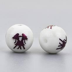 Гальванические стеклянные бусины&nbsp;EGLA-S178-11D-07