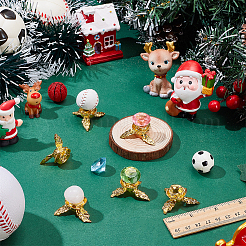 6 шт. держатель для хрустального шара из сплава&nbsp;AJEW-AR0005-40