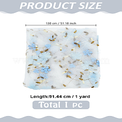 1 Stück 3D-Stickstoff mit Blumen aus Milchfasern&nbsp;AJEW-LP0012-10