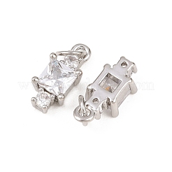 Anhänger aus Zirkonia aus Messing&nbsp;KK-Z146-02P-01