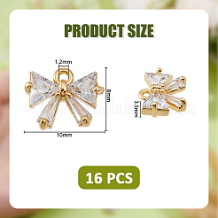 Латунные подвески из кубического циркония&nbsp;KK-DC0004-71