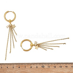 3 par de pendientes de aro de acero inoxidable 304 de 3 estilos para mujer&nbsp;EJEW-JE07102