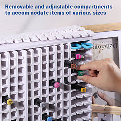 240-Loch PVC-Markierungsstift-Organizer&nbsp;AJEW-WH0596-538