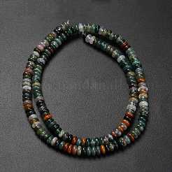 Природного индийского агата бисер нитей&nbsp;G-L635-A29-4x2mm