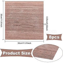 8 Blatt Walnussholzplatte&nbsp;DIY-BC0005-38