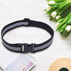 1 шт. светоотражающий полиэстеровый эластичный поясной ремень&nbsp;AJEW-CN0005-26C