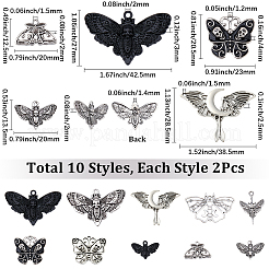 20шт 10 стиля подвески из сплава в тибетском стиле&nbsp;FIND-SC0021-44