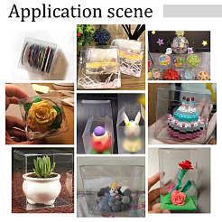 Прозрачные пластиковые коробки&nbsp;CON-WH0092-09A