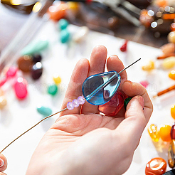 700шт 4 стиля прозрачные стеклянные бусины&nbsp;GLAA-AN0001-01