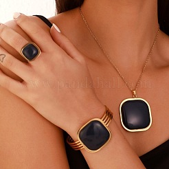 Квадратные браслеты из нержавеющей стали 304&nbsp;FS-WG63C6A-02