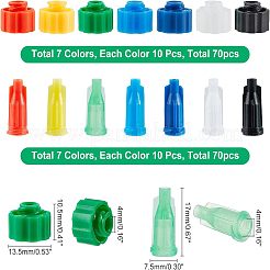 140 pz. 14 tappi per puntali di siringa in plastica&nbsp;TOOL-OC0001-50