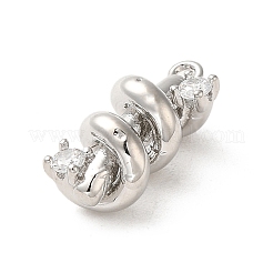 Латунные микро проложить кубического циркония подвески&nbsp;ZIRC-P113-01P