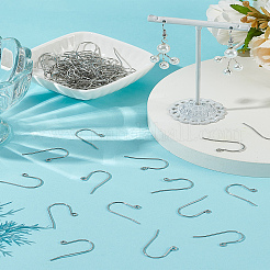 100 шт. крючки для сережек из нержавеющей стали 304&nbsp;STAS-LP0001-57