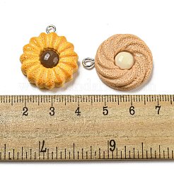 Pendentifs en résine opaque imitation alimentaire&nbsp;X-RESI-A031-03