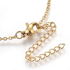 Colgante de latón micro pavé colgante de circonio cúbico&nbsp;NJEW-O108-18G