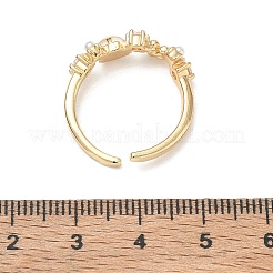 Anillos de dedo de latón esmaltado con temática oceánica&nbsp;RB-CBAD847-01B-G