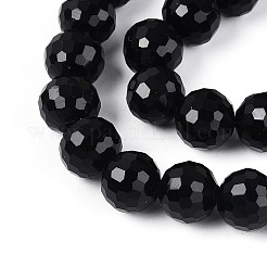 Chapelets de perle en verre opaque de couleur unie&nbsp;GLAA-R095-P12mm-02