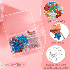 Набор для изготовления висячих сережек своими руками&nbsp;DIY-TA0006-55A