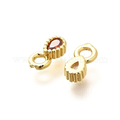 Латунные микро проложить кубического циркония подвески&nbsp;KK-G519-01A-G