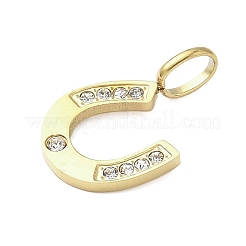 Подвески из нержавеющей стали 304 с микропаве из кубического циркония&nbsp;STAS-D364-04G