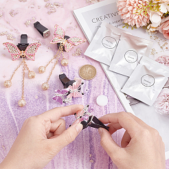 Украшения вентиляционного отверстия автомобиля сплава горный хрусталь&nbsp;AJEW-WH0248-511