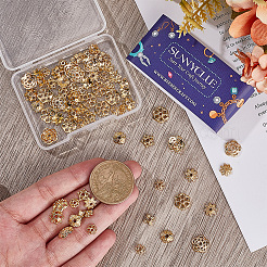 100 шт. 10 стиля стойки с покрытием сплава цветочные бусины колпачки&nbsp;KK-SC0005-80