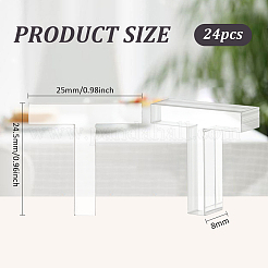 24 шт. акриловые штифты-скобы в виде сот&nbsp;FIND-BC0013-60C