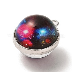 Pendenti con sfere di vetro luminose a tema galassia&nbsp;GLAA-D021-01P-11