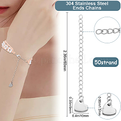 50 удлинитель цепи из нержавеющей стали 304&nbsp;STAS-BBC0005-50B