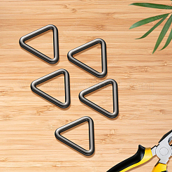 20 шт. треугольные сплавные соединительные кольца&nbsp;FIND-CY0001-17B