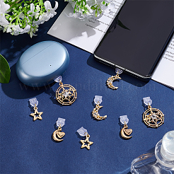 8 Stück 4 Stile mobile staubdichte PVC-Stecker&nbsp;HJEW-PH02325