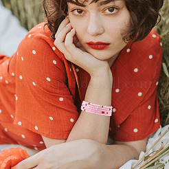 Гранулы cmолы браслеты&nbsp;BJEW-TAC0080-01D