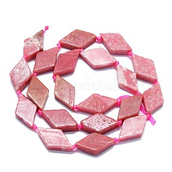 Натуральные бусины из родонита&nbsp;G-K245-E04-A02