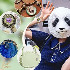 1 набор стеклянных кабошонов&nbsp;GGLA-PH0001-65H