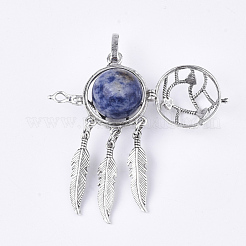 Подвески из сплава с клеткой&nbsp;G-S246-17