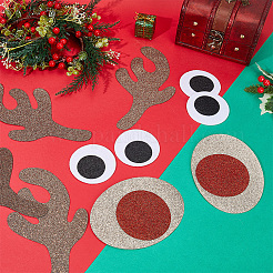 2 комплект рождественских украшений из нетканых материалов&nbsp;DIY-GF0011-77A