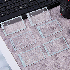 6шт. 3 стиля акриловой линейки&nbsp;AJEW-DC0003-27