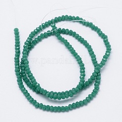 Chapelets de perles en rondelles facettées en verre&nbsp;GLAA-M028-2mm-A06