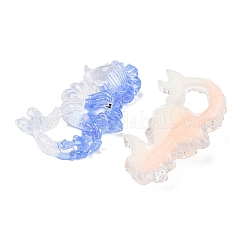 Leuchtende Ozean transparente Harz-Cabochons&nbsp;CRES-L045-02B