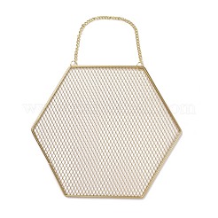 Espositore per orecchini con montaggio a parete a forma di griglia di ferro&nbsp;ODIS-P010-05G