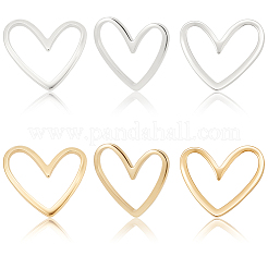 60 шт. 2-х цветные латунные соединительные кольца&nbsp;FIND-BBC0004-77