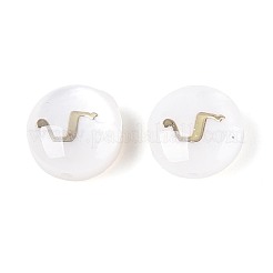 Perles de coquillages naturels d'eau douce&nbsp;BSHE-ZX007-03G