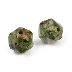 Natur Unakit Perlen Stränge&nbsp;G-H356-02A-01