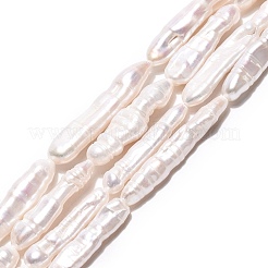 Hilos de perlas keshi barrocas naturales&nbsp;PEAR-N021-19-01A
