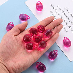 Осенняя тема прозрачные акриловые подвески&nbsp;TACR-T024-04B-906