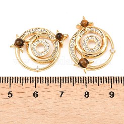 Природных тигровый глаз подвески&nbsp;KK-H538-17G