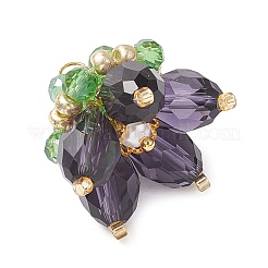 Прозрачные стеклянные подвески&nbsp;PALLOY-MZ00720-06