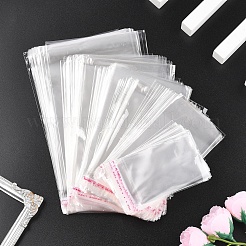 300 шт. 6 стиля opp целлофановые самоклеящиеся пакеты сверху&nbsp;OPC-FS0001-04