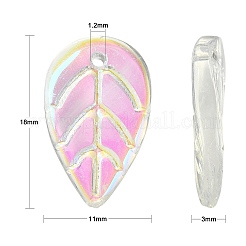 100шт подвески ручной работы лэмпворк&nbsp;LAMP-CJ0001-57